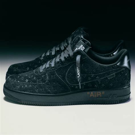 airforce lv black|louis vutton air force 1.